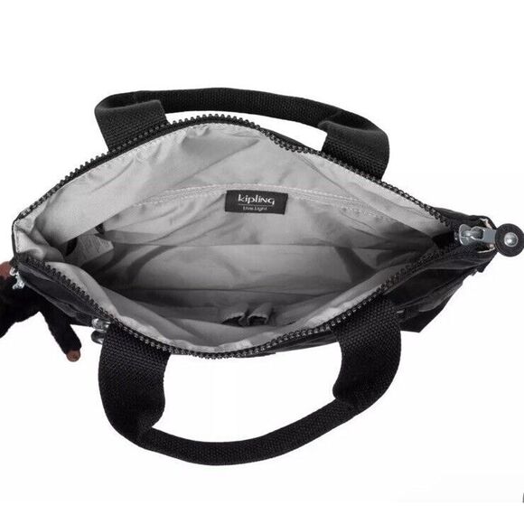 Kipling KI9452 Women’s Black Eleva Convertible Crossbody Tote Bag - Picture 3 of 11